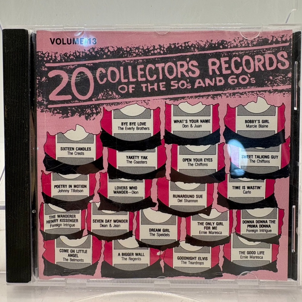 20 Collector's Records of the 50s and 60s Volume 13‎ CD Laurie LCD 4097 Oldies